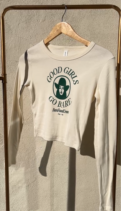 ‘Good Girls’ Long Sleeve Crop